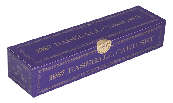 1987 Topps Tiffany Baseball Complete Factory Sealed Set - Includes Barry Bonds, Bo Jackson Rookie Cards!